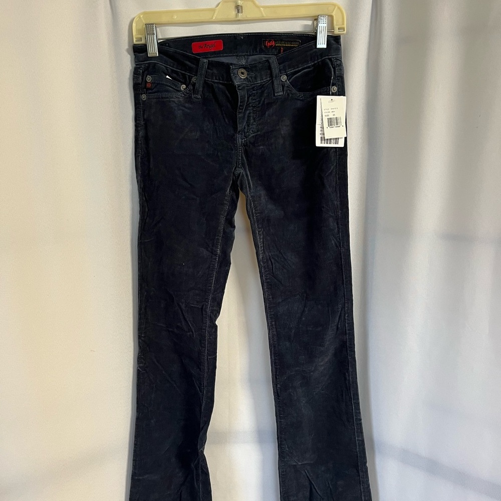 AG Adriano Goldschmied The Angel Blue Corduroy Jean Size 25R-2